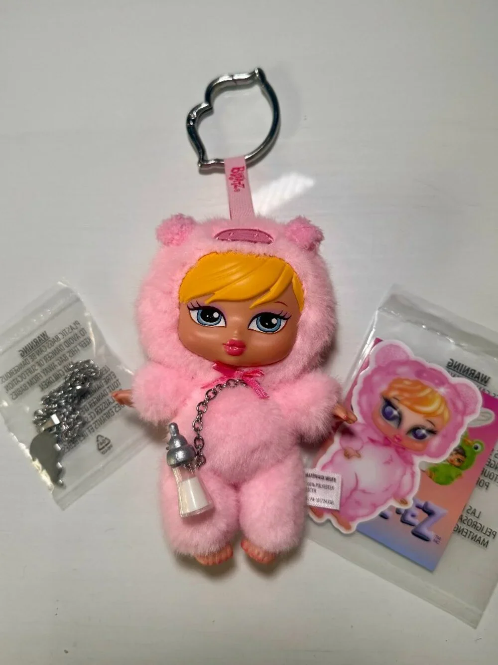 Bratz Bratziez Authentic Angel Cloe Pig Plush Keychain